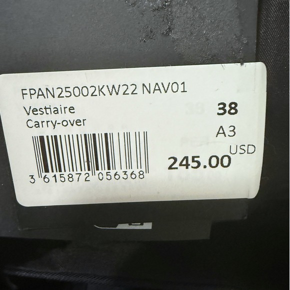 NWT The Kooples Wool Blend Trousers Slim Fit Career Pants NAV01 EU 38 - Picture 2 of 11